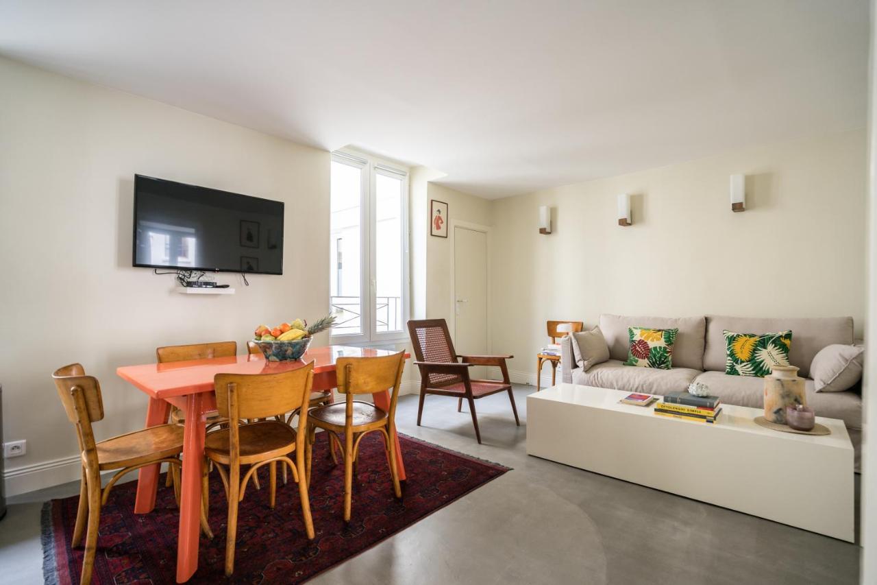 Elegant And Modern Parisian Charm Daire Dış mekan fotoğraf
